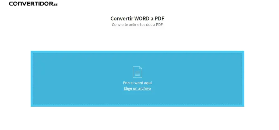 convertidor WordPDF
