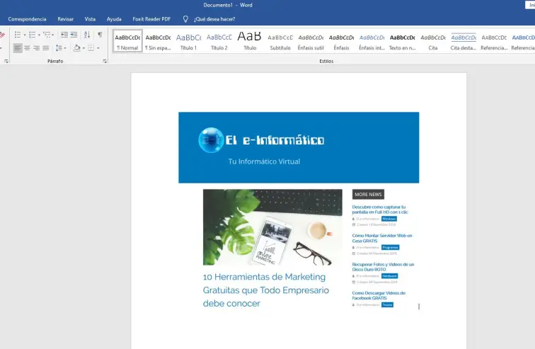 convertidor WordPrueba