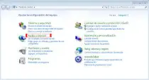Acceder a la sección de Redes e Internet del Panel de Control