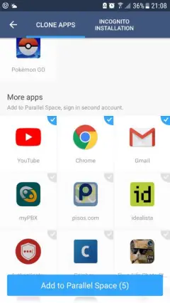 Whatsapp Parallel Space whatsapp usar 2 numeros movil diferentes